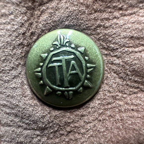 THE TERRITORY AHEAD 1990 Tan LEATHER Heavy Duty Mens L Ranch Field Zip Jacket - Picture 7 of 16